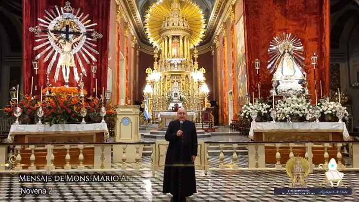 Mons. Cargnello llama a vivir la Fiesta del Milagro desde los hogares