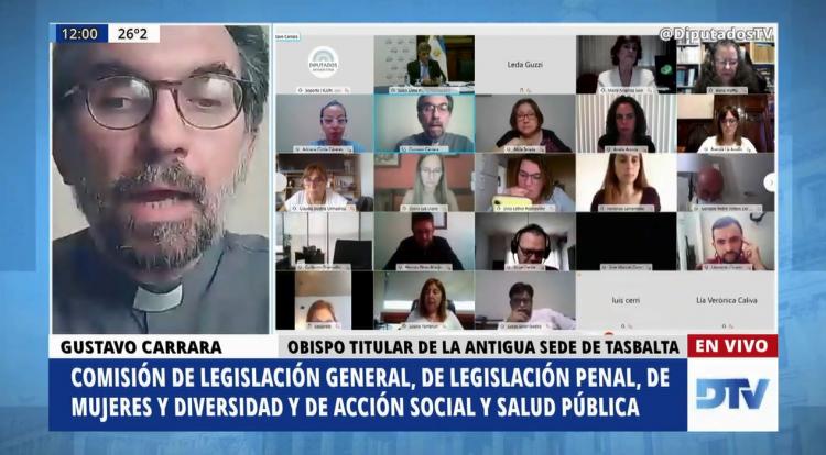 Mons. Carrara en Diputados: No se puede definir por ley cuándo eliminar una vida Mons. Carrara en Diputados: No se puede definir por ley cuándo eliminar una vida