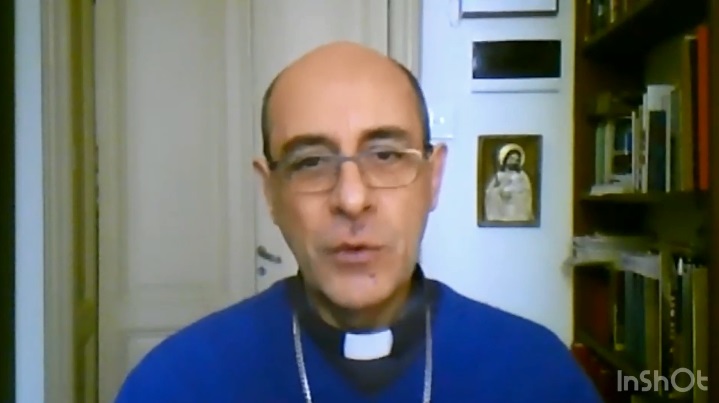 Mons. Fernández guió el retiro del clero platense