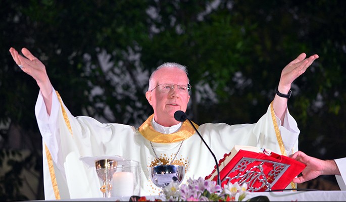 Mons. Laxague llamó a abrir el corazón para recibir la paz del Señor
