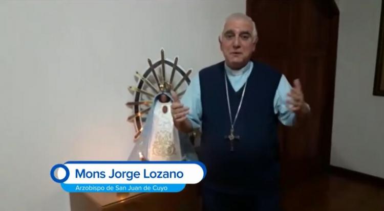 Mons. Lozano exhortó a los peregrinos a Luján a abrirle el corazón a María