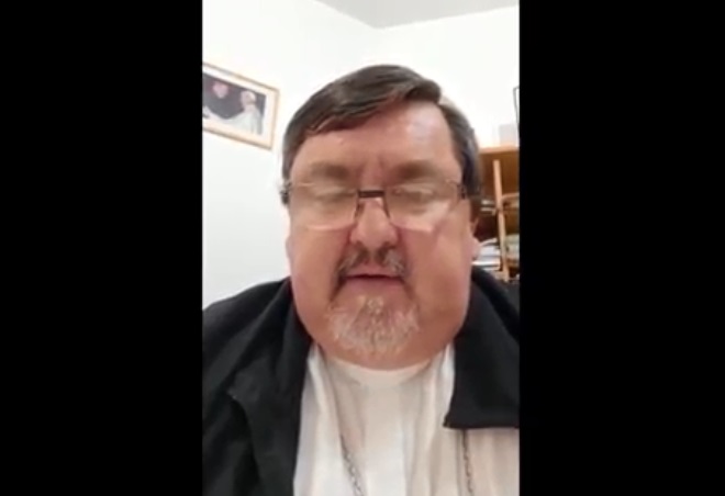 Mons. Macín invitó a "recibir de corazón" a la Virgen en casa Mons. Macín invitó a "recibir de corazón" a la Virgen en casa