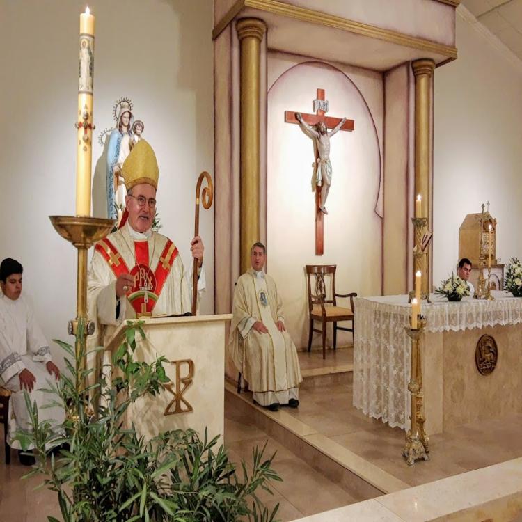 Mons. Martínez Perea celebró los 25 años de Nuestra Señora de la Consolación Mons. Martínez Perea celebró los 25 años de Nuestra Señora de la Consolación