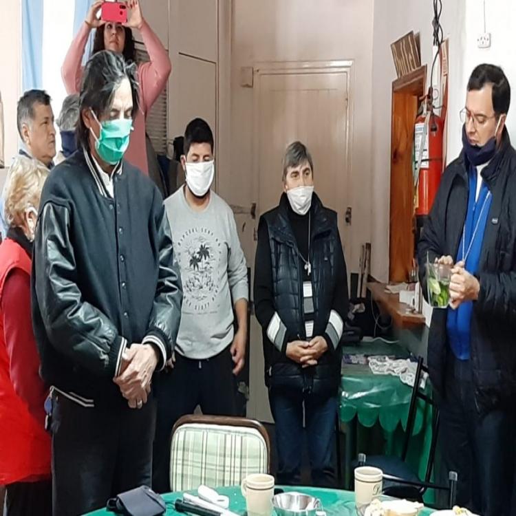 Mons. Mestre visitó la Casa de la Libertad y Misericordia Mons. Mestre visitó la Casa de la Libertad y Misericordia
