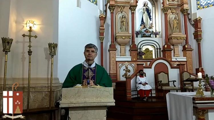 Mons. Montini agradeció a quienes ayudan a "edificar la fe"