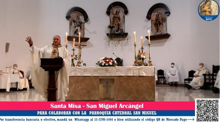 Mons. Nannini: "El Señor nos asiste en las batallas y manda a San Miguel a luchar con nosotros"