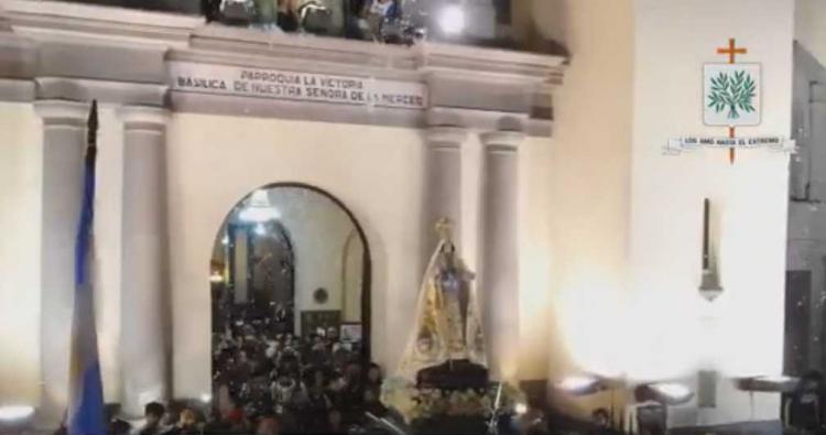 Mons. Olivera pidió la protección de la Virgen de la Merced, generala del Ejército Mons. Olivera pidió la protección de la Virgen de la Merced, generala del Ejército