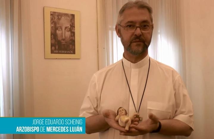 Mons. Scheinig animó a contemplar el "amor desbordante" del pesebre Mons. Scheinig animó a contemplar el "amor desbordante" del pesebre