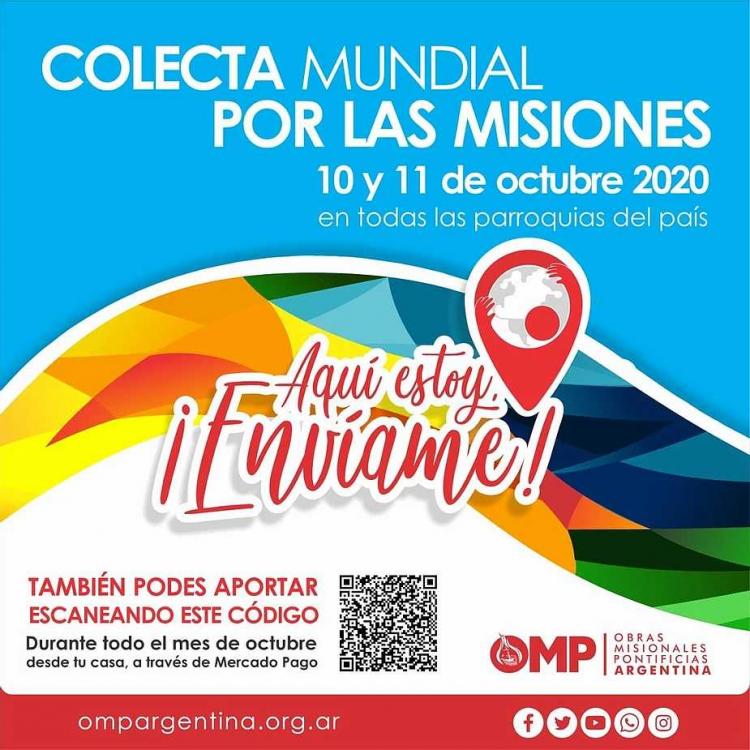 OMP anima a colaborar en la Colecta Mundial de las Misiones OMP anima a colaborar en la Colecta Mundial de las Misiones