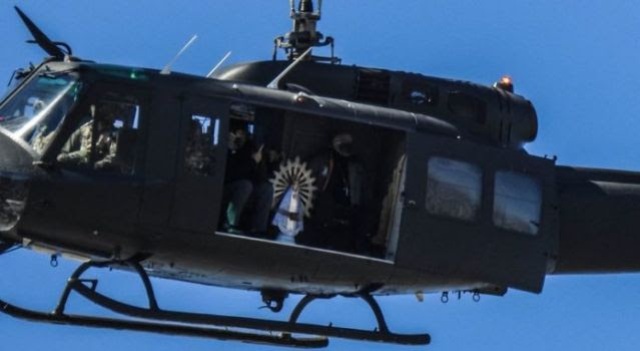 Pandemia: La Virgen de Lujan en helicóptero para bendecir a los argentinos