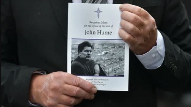 Pésame del Papa ante la muerte de John Hume Pésame del Papa ante la muerte de John Hume