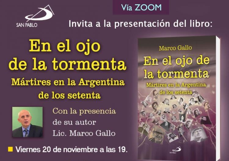 Presentación virtual de un libro sobre los mártires de los setenta Presentación virtual de un libro sobre los mártires de los setenta