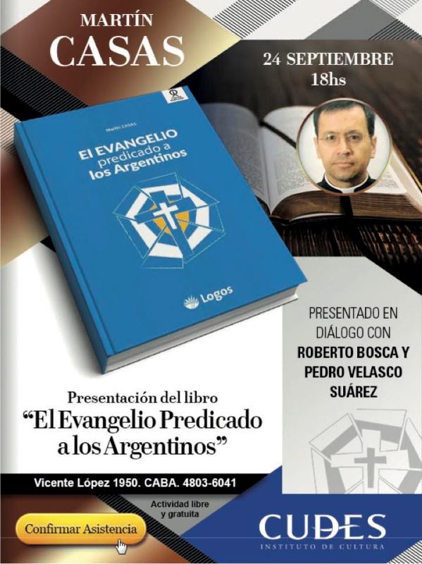 Presentan el libro "El Evangelio predicado a los argentinos"
