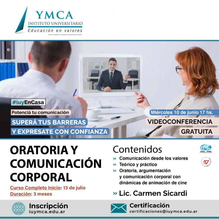 Presentan un Curso de Oratoria y Comunicación Corporal Presentan un Curso de Oratoria y Comunicación Corporal