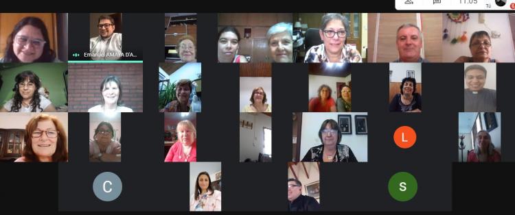 Primer Encuentro Virtual de secretarías parroquiales en Venado Tuerto