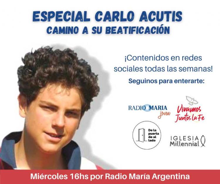 Programa especial "Camino a la beatificación de Carlo Acutis" Programa especial "Camino a la beatificación de Carlo Acutis"
