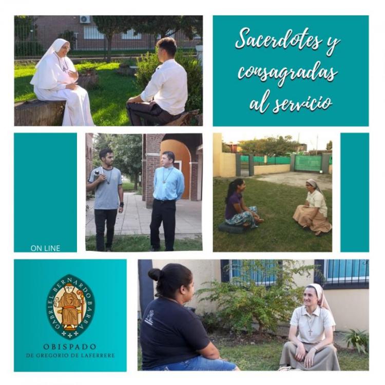 Sacerdotes y consagradas de Laferrere ofrecen acompañamiento espiritual virtual Sacerdotes y consagradas de Laferrere ofrecen acompañamiento espiritual virtual