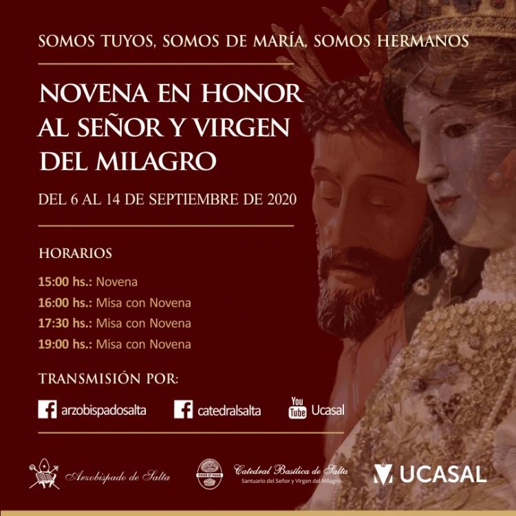 Salta inicia la novena preparatoria para la Fiesta del Milagro Salta inicia la novena preparatoria para la Fiesta del Milagro