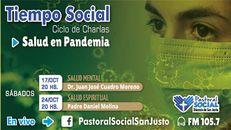 "Salud en Pandemia", ciclo de charlas en San Justo "Salud en Pandemia", ciclo de charlas en San Justo