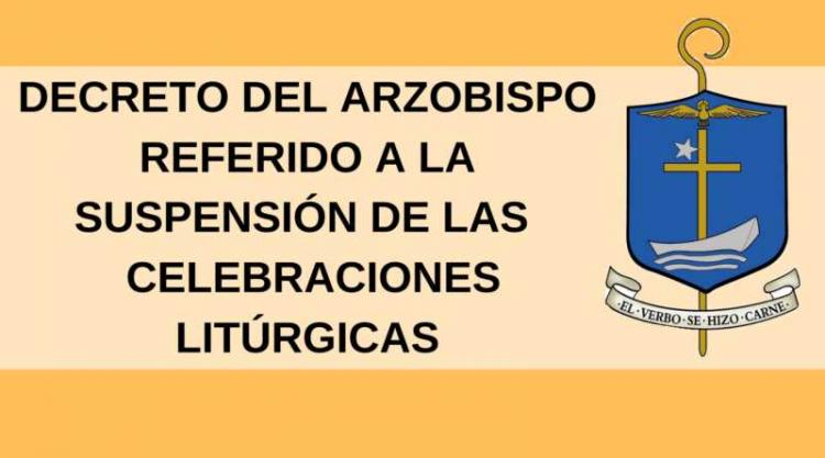 Suspenden misas públicas en parte de la arquidiócesis de Rosario