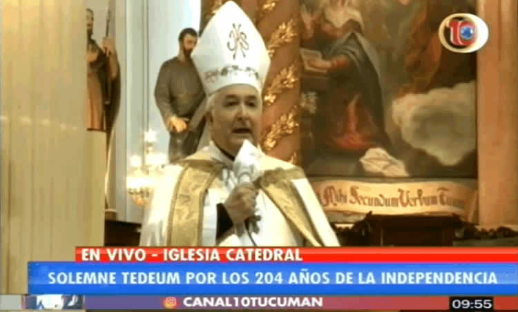 Tedeum en Tucumán: Mons. Sánchez pidió por una patria libre, fraterna y reconciliada Tedeum en Tucumán: Mons. Sánchez pidió por una patria libre, fraterna y reconciliada