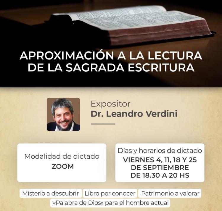 UCA: Curso para profundizar en el conocimiento de la Sagrada Escritura UCA: Curso para profundizar en el conocimiento de la Sagrada Escritura