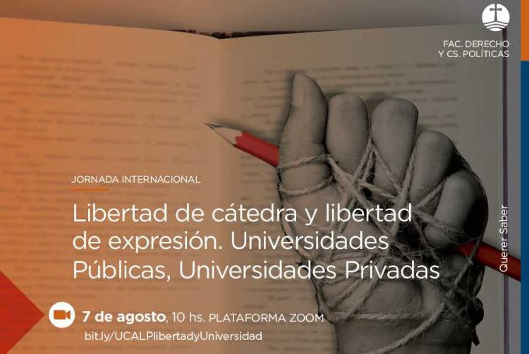 Ucalp: Jornada Internacional "Libertad de cátedra y libertad de expresión" Ucalp: Jornada Internacional "Libertad de cátedra y libertad de expresión"