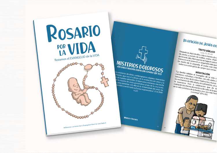 Un libro para acompañar el rezo del Rosario por la Vida