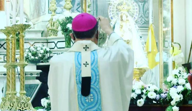 #VirgenDelRosario: Mons. Martín llamó a imitar el modelo esperanzador de María