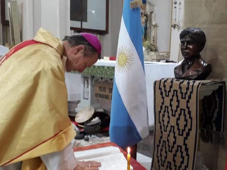 A 14 años de Ceferino Beato, Mons. Laxague llamó a "dar cabida" a los pueblos olvidados A 14 años de Ceferino Beato, Mons. Laxague llamó a "dar cabida" a los pueblos olvidados