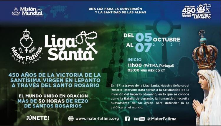 A 450 años de la Batalla de Lepanto animan a rezar el Rosario durante 60 horas en 40 países A 450 años de la Batalla de Lepanto animan a rezar el Rosario durante 60 horas en 40 países
