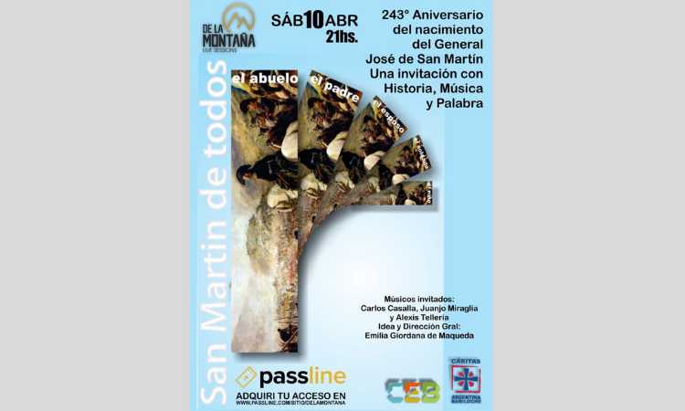 Cáritas Bariloche presenta "San Martín de todos" Cáritas Bariloche presenta "San Martín de todos"