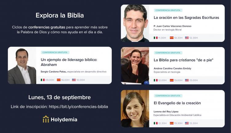 Ciclo de conferencias: "Explora la Biblia" Ciclo de conferencias: "Explora la Biblia"