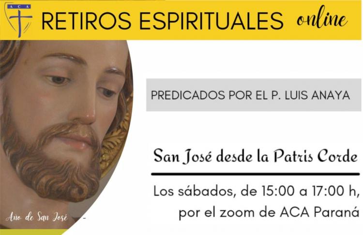 Ciclo de Retiros Espirituales: "San José, desde la Patris Corde" Ciclo de Retiros Espirituales: "San José, desde la Patris Corde"