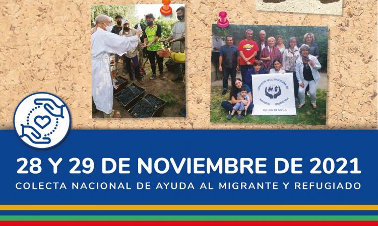 Colecta Nacional de Ayuda al Migrante y Refugiado, este fin de semana