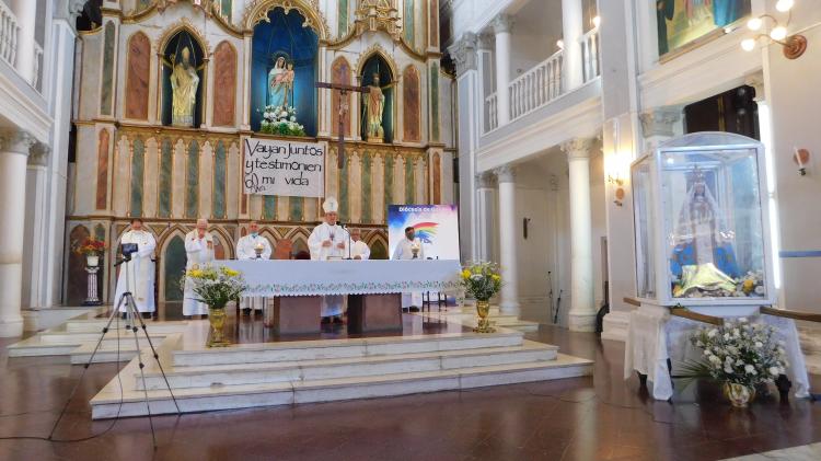 Comenzó en Goya la novena hacia el 60° aniversario de la diócesis Comenzó en Goya la novena hacia el 60° aniversario de la diócesis