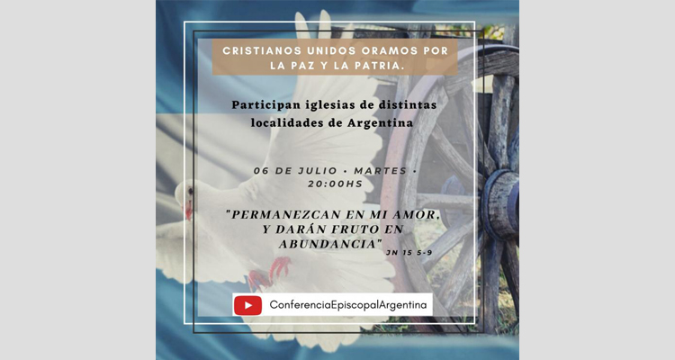 Cristianos unidos en oración por la paz y la Patria Cristianos unidos en oración por la paz y la Patria
