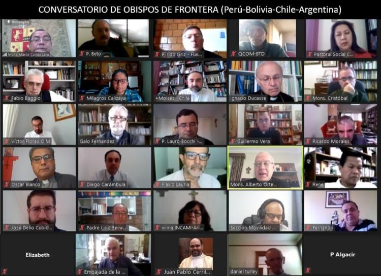 Dos argentinos participaron del conversatorio de obispos de frontera Dos argentinos participaron del conversatorio de obispos de frontera