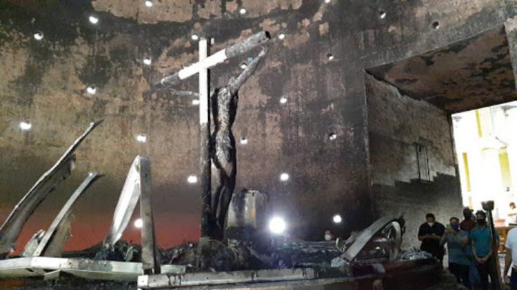 El arzobispo de Managua recordó el atentado a la catedral El arzobispo de Managua recordó el atentado a la catedral