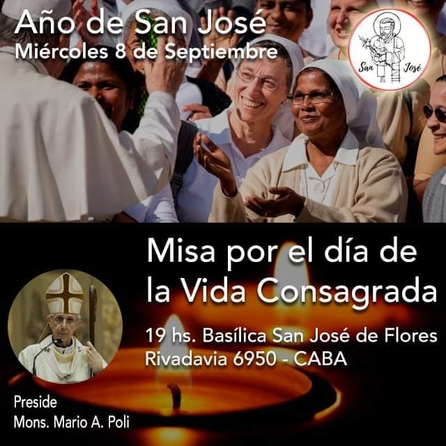 El Cardenal Poli celebrará la misa por el Día de la Vida Consagrada El Cardenal Poli celebrará la misa por el Día de la Vida Consagrada