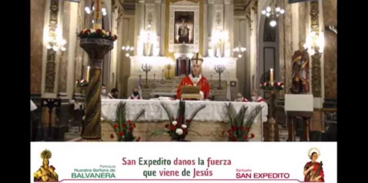 El Card. Poli pidió a San Expedito salud para la familia humana El Card. Poli pidió a San Expedito salud para la familia humana