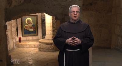 El Custodio de Tierra Santa dio su mensaje de Navidad desde la Gruta de la Leche El Custodio de Tierra Santa dio su mensaje de Navidad desde la Gruta de la Leche