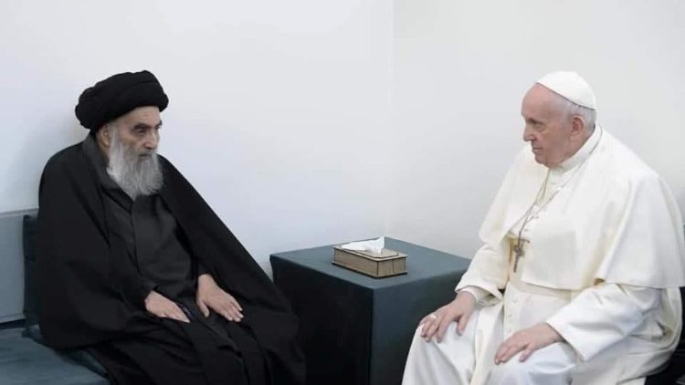 El Papa agradece al líder chiíta que haya alzado su voz por los perseguidos El Papa agradece al líder chiíta que haya alzado su voz por los perseguidos