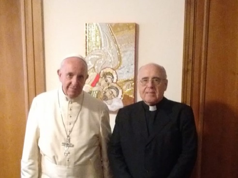 El Papa saludó a Mons. Mollaghan en sus 50 años sacerdotales El Papa saludó a Mons. Mollaghan en sus 50 años sacerdotales