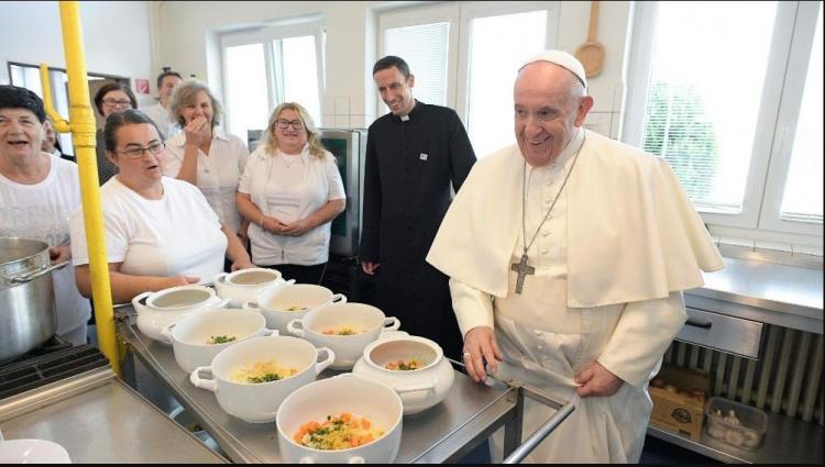El Papa visitó a los jesuitas de Presov El Papa visitó a los jesuitas de Presov