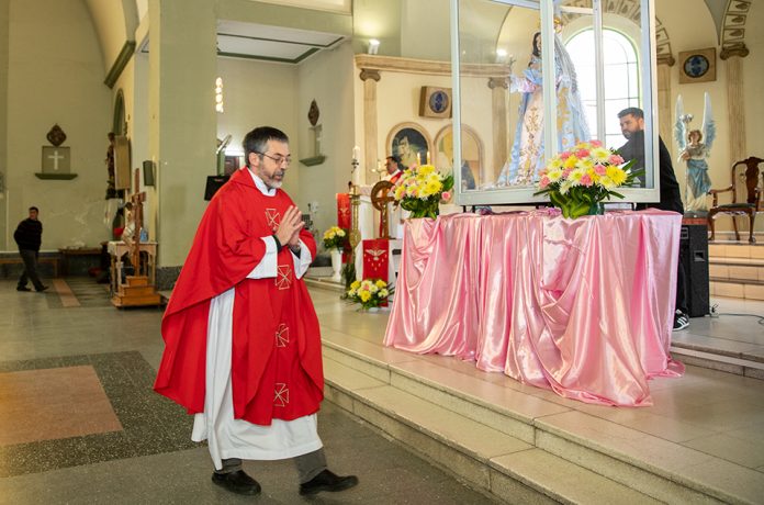 El presbítero Hugo Fabián Delgado, administrador diocesano de Concepción