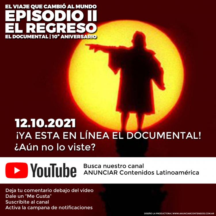 En el día del Pilar, presentan un documental sobre Colón En el día del Pilar, presentan un documental sobre Colón