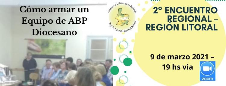 Encuentro virtual de Animación Bíblica en la región Litoral