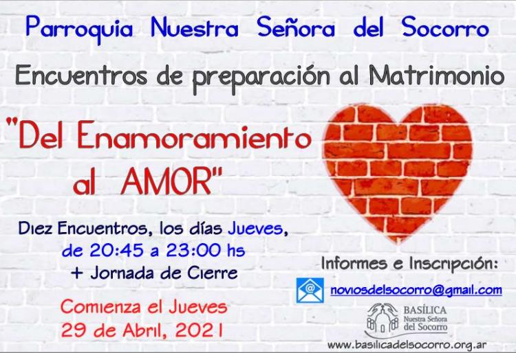 Encuentros de preparación al Matrimonio en Buenos Aires Encuentros de preparación al Matrimonio en Buenos Aires