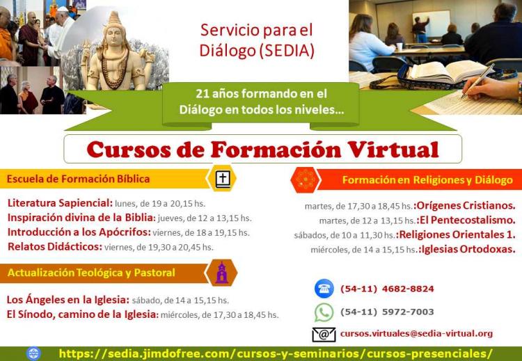 Inscriben en los cursos de formación virtual del Sedia